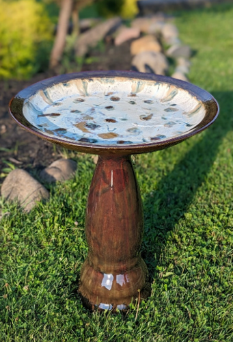 Artisimo Series Bird Bath - Brown