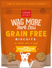 Wag More Bark Less Crunchy Grain Free Dog Treats, Peanut Butter & Apples - 2.5lb