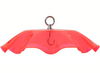 PROTECTIVE COVER FOR HANGING BIRD FEEDER WITH SCALLOPED EDGES