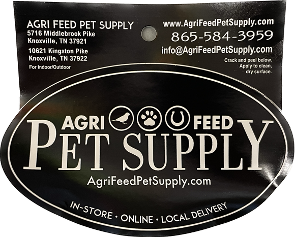 Agri Feed Pet Supply Euro Oval Decal/Sticker