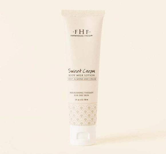 Sweet Cream Body Milk Travel Lotion