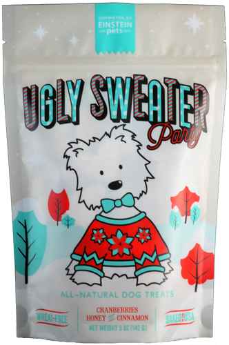 EINSTEIN PETS UGLY SWEATER PARTY TREATS 5oz