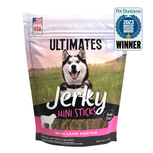 ULTIMATES LAMB MINI STICKS JERKY TREATS FOR DOGS - 7oz