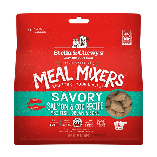 Savory Salmon & Cod Meal Mixers 3.5z