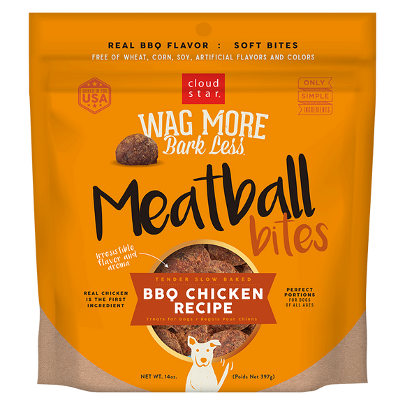 Wag More Bark Less Grain Free Meatball Bites -14oz