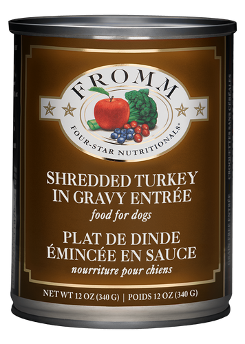 FROMM SHREDDED TURKEY IN GRAVY ENTRÉE 13oz DOG FOOD