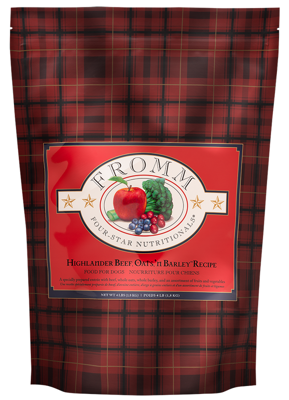 FROMM HIGHLANDER BEEF, OATS, 'N BARLEY RECIPE 26Lb DRY DOG FOOD