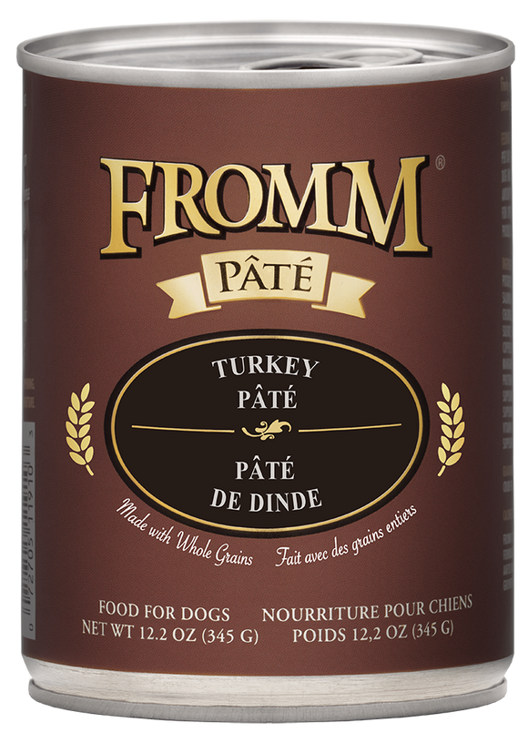 FROMM GOLD TURKEY PÂTÉ 12.2oz DOG FOOD