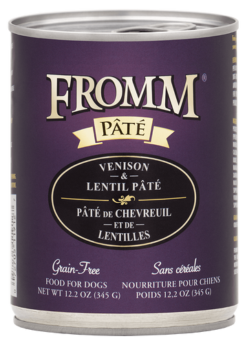 FROMM VENISON & LENTIL PÂTÉ 12.2oz DOG FOOD