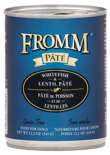 FROMM WHITEFISH & LENTIL PÂTÉ 12.2oz DOG FOOD