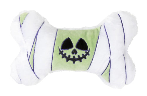 Smiling Ghoul Bone - Dog Toy