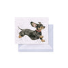 'THAT FRIDAY FEELING' DACHSHUND ENCLOSURE CARD