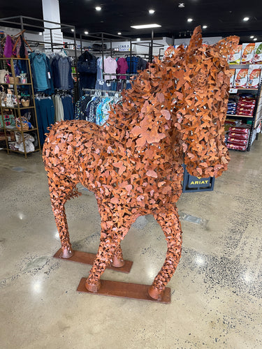 Flying Butterfly Stallion - Bronze Sculpture