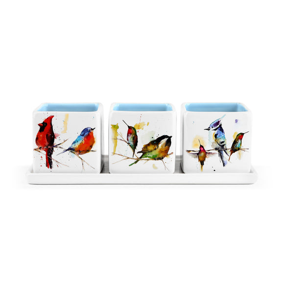 Little Birds Herb Planter Set - Dean Crouser