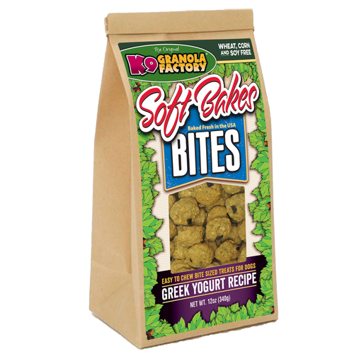 K9 Granola Factory Soft Bakes Bites, Greek Yogurt Recipe Dog Treats