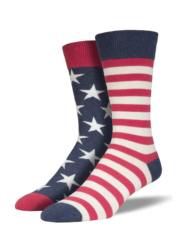 Socksmith® American Flag - Cotton Crew Sock