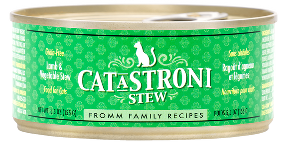 FROMM CATASTRONI LAMB & VEGETABLE STEW 5.5z WET CAT FOOD