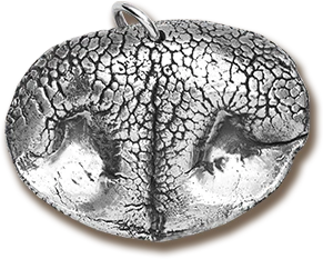 Custom Silver Pet Nose Print Pendant / Key Chain