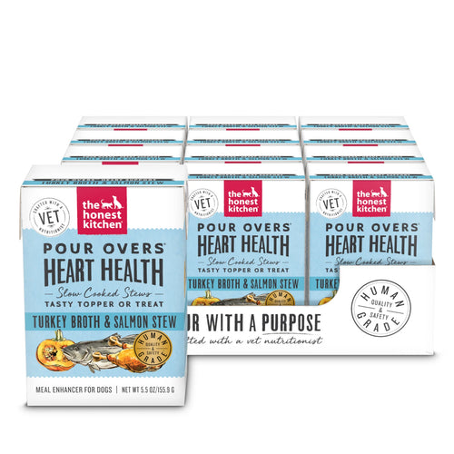 The Honest Kitchen Functional Pour Overs: Heart Health - Turkey Broth & Salmon Stew (1ea)