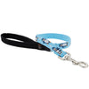 Lupine Pet Holiday Penguin Party Dog Leash - 1/2 Wide - 6 Foot