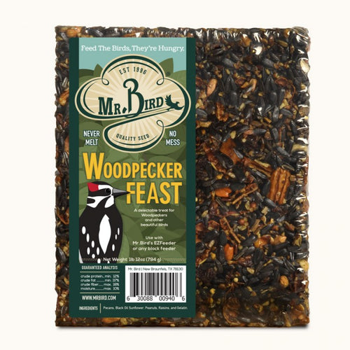 Mr. Bird Woodpecker Feast Seed Block