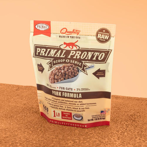 Primal Pronto Raw Frozen Feline Pork Formula