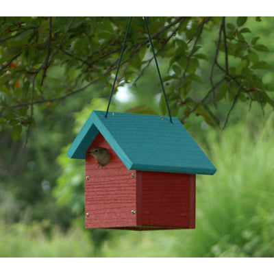 Going Green Wren House - Sloped Roof