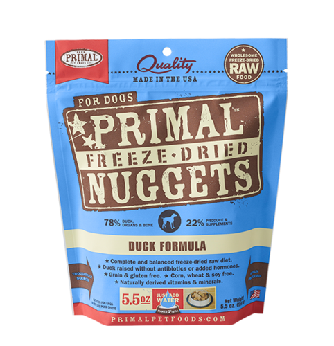 Primal Nuggets Canine Duck Freeze-Dried Formula