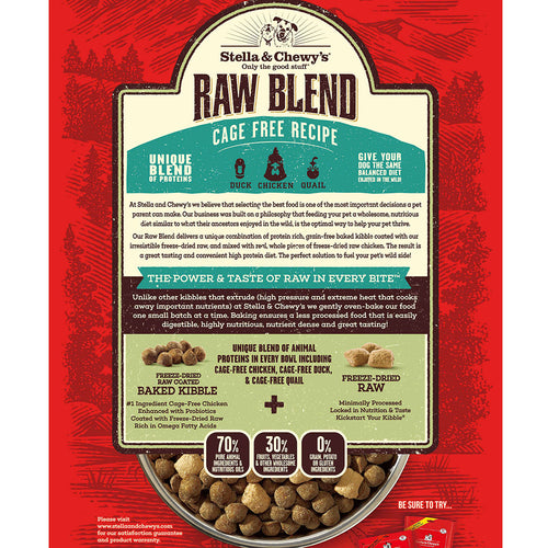 Stella & Chewy's Cage-Free Raw Blend Kibble