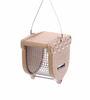 SHELLED PEANUT BIRD FEEDER IN TAUPE RECYCLED