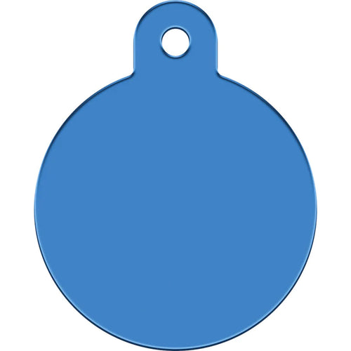 Large Circle Dog Tag