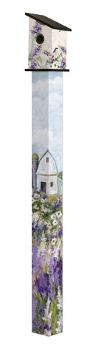 Meadow Brook Barn 6' Birdhouse Art Pole