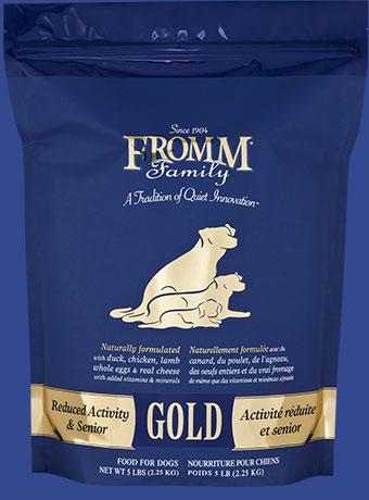 Fromm Family Reduced Activity & Senior Gold Food for Dogs