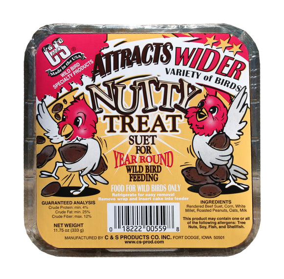 Nutty Treat Suet for Wild Birds