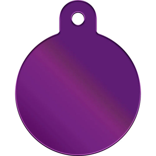 Large Circle Dog Tag